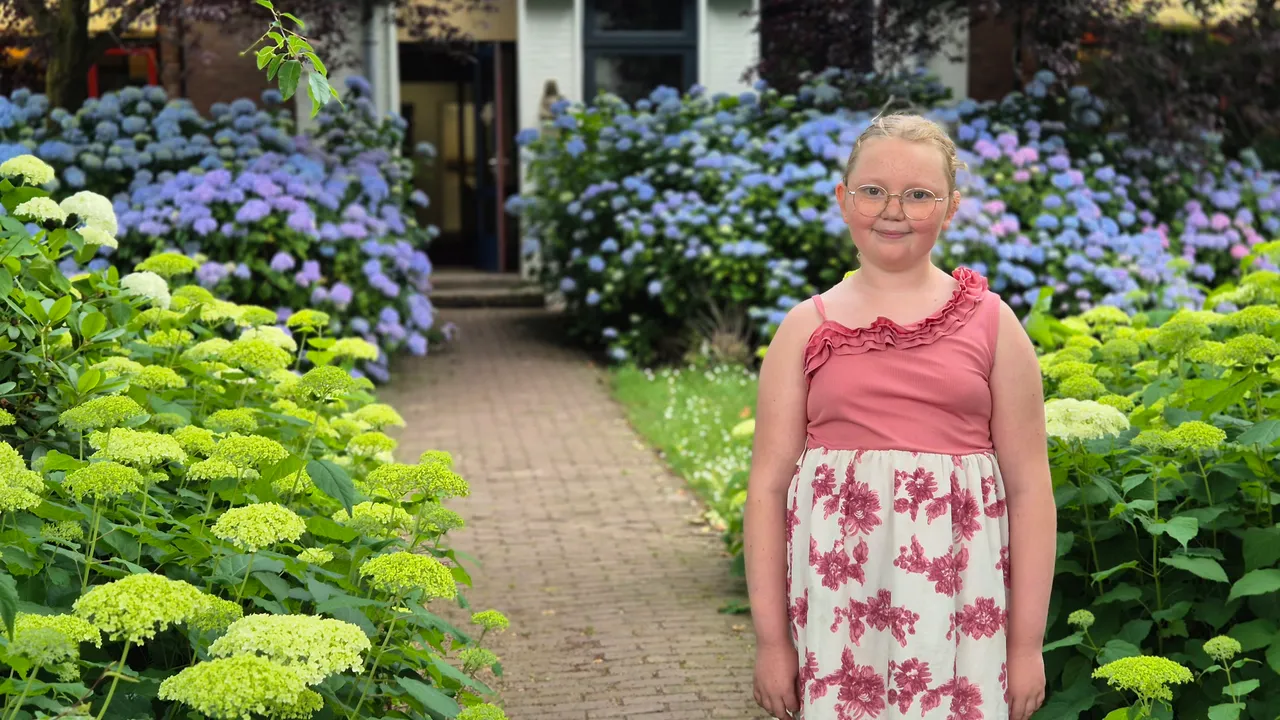 Sofie van der Doelen bij de Mariaschool