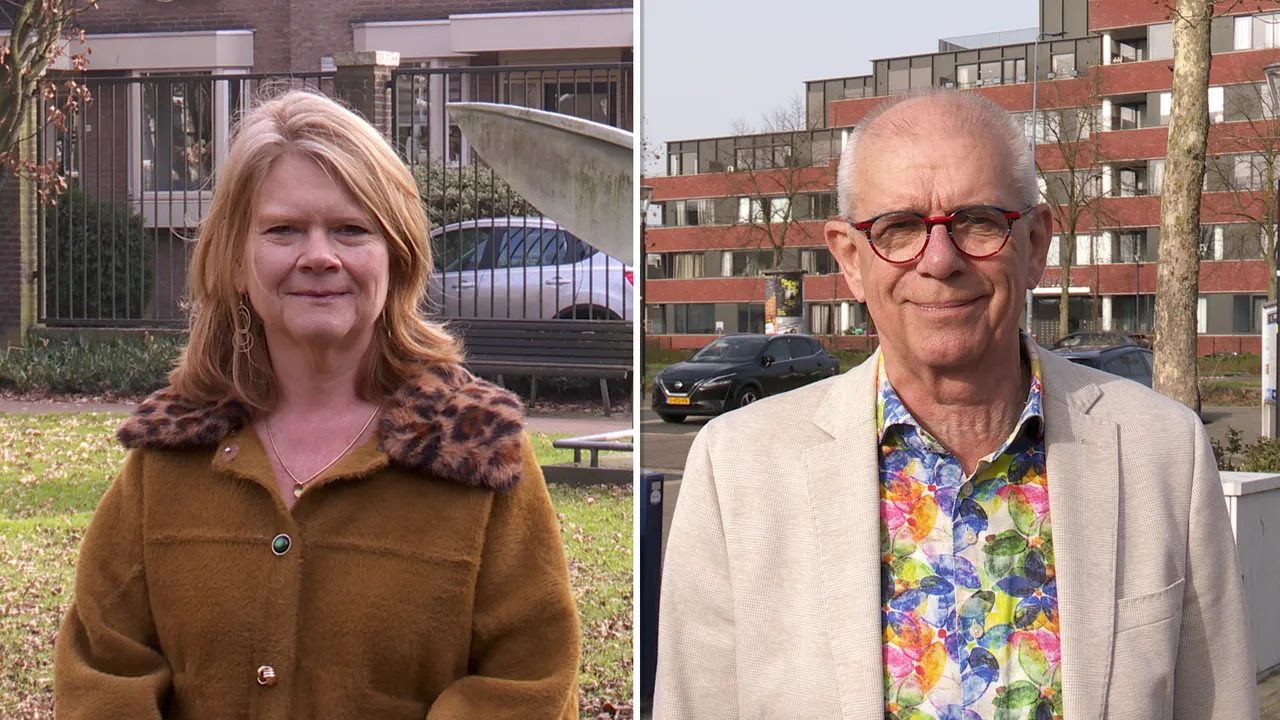 Links: Wieke van de Leemput (Bosch Belang). Rechts: Joep Gersjes (VOOR Den Bosch)