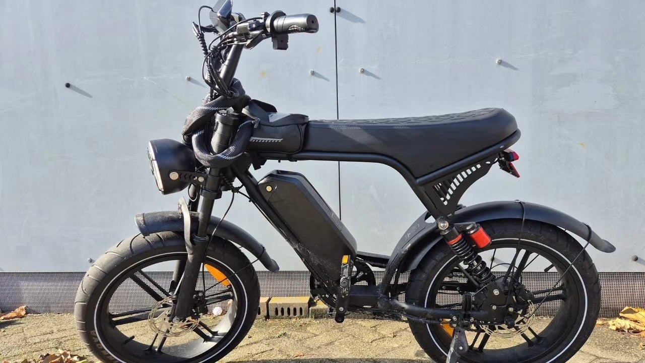 De fatbike die in de trein was gestolen