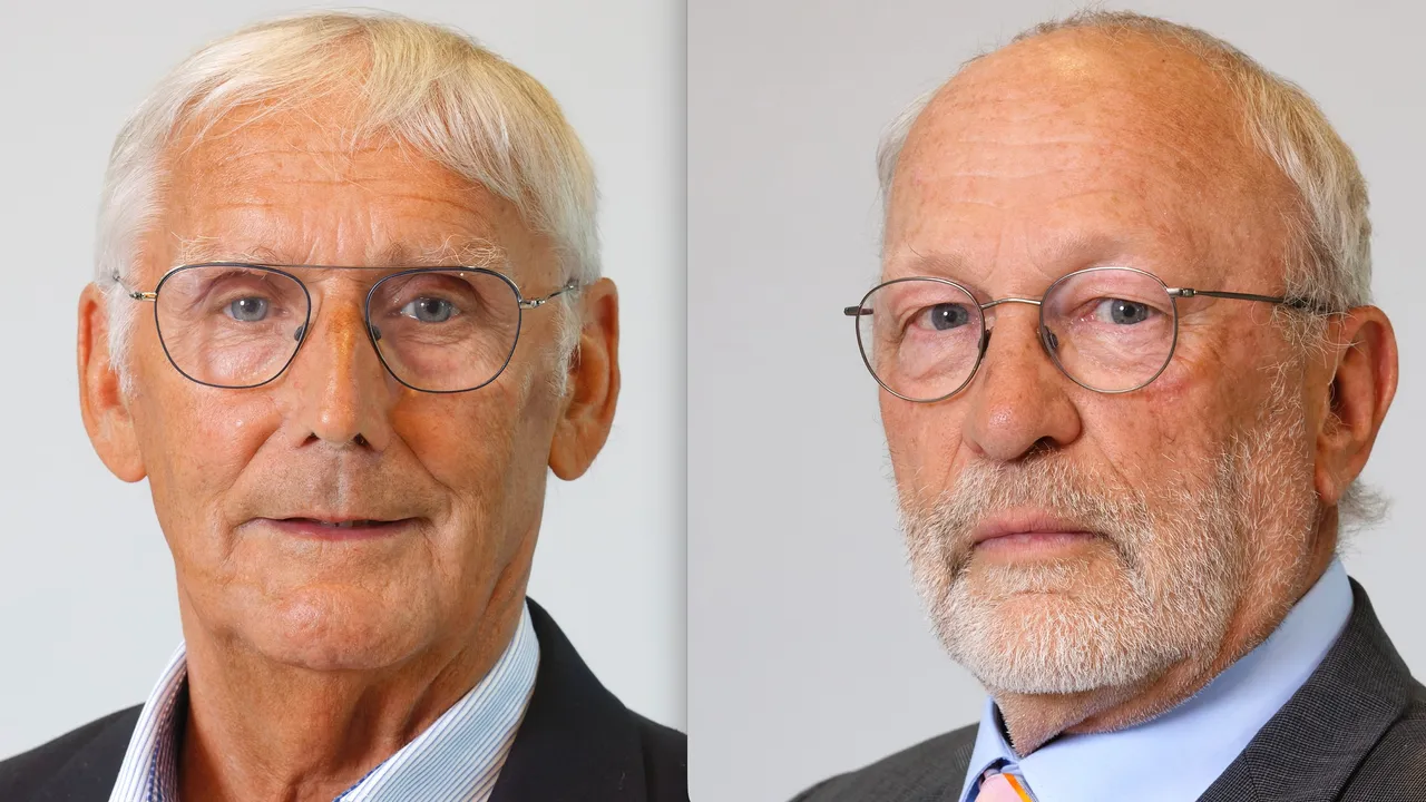 Frans den Otter (links) en Hans Deckers