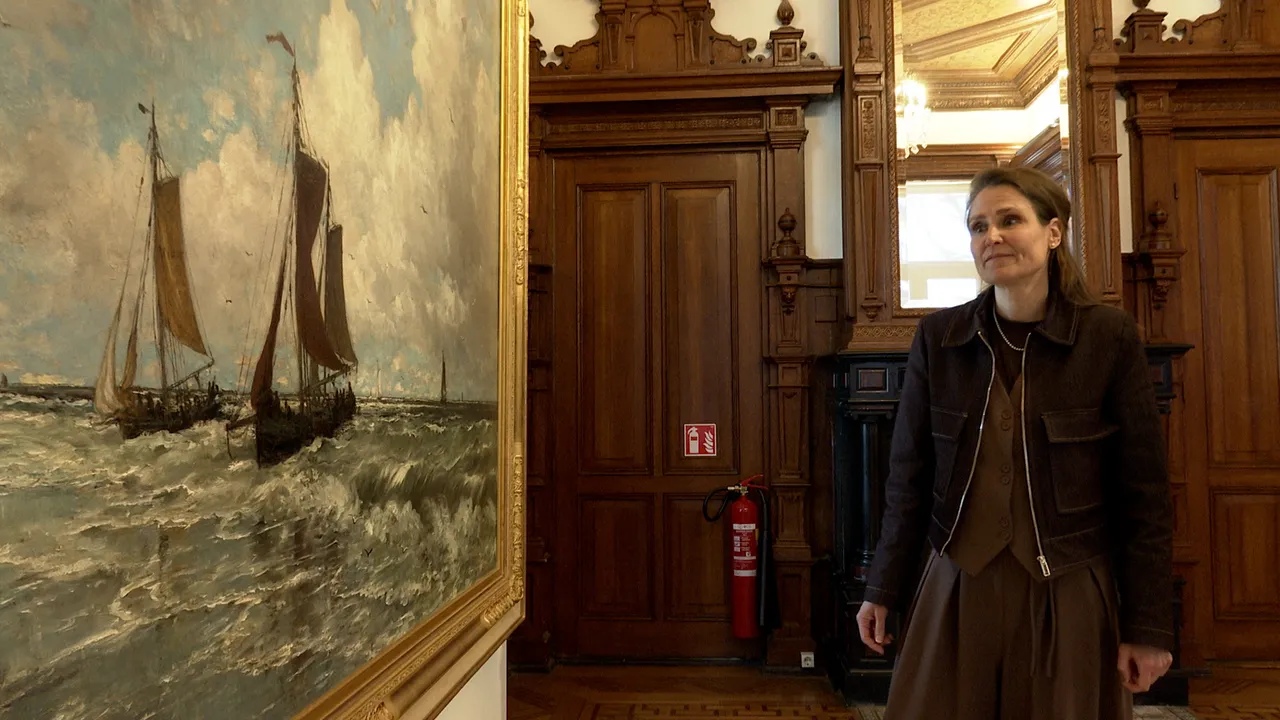 Mickelle Haest op haar eerste dag als directeur van Museum Jan Cunen