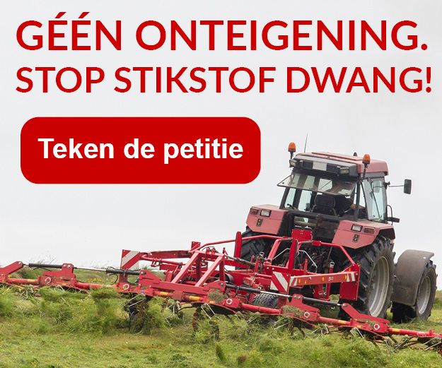 Banner Petitie Onteigening van boeren Site
