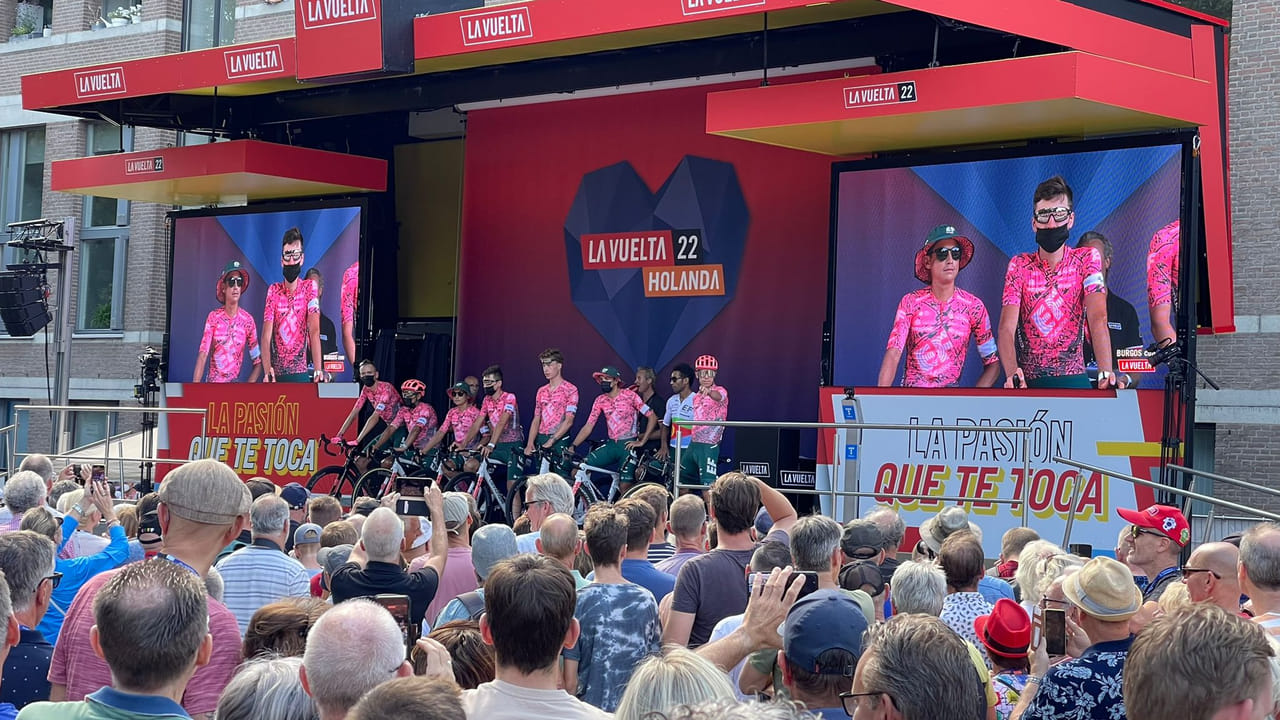 Tweede etappe van de Vuelta gestart vanuit Den Bosch