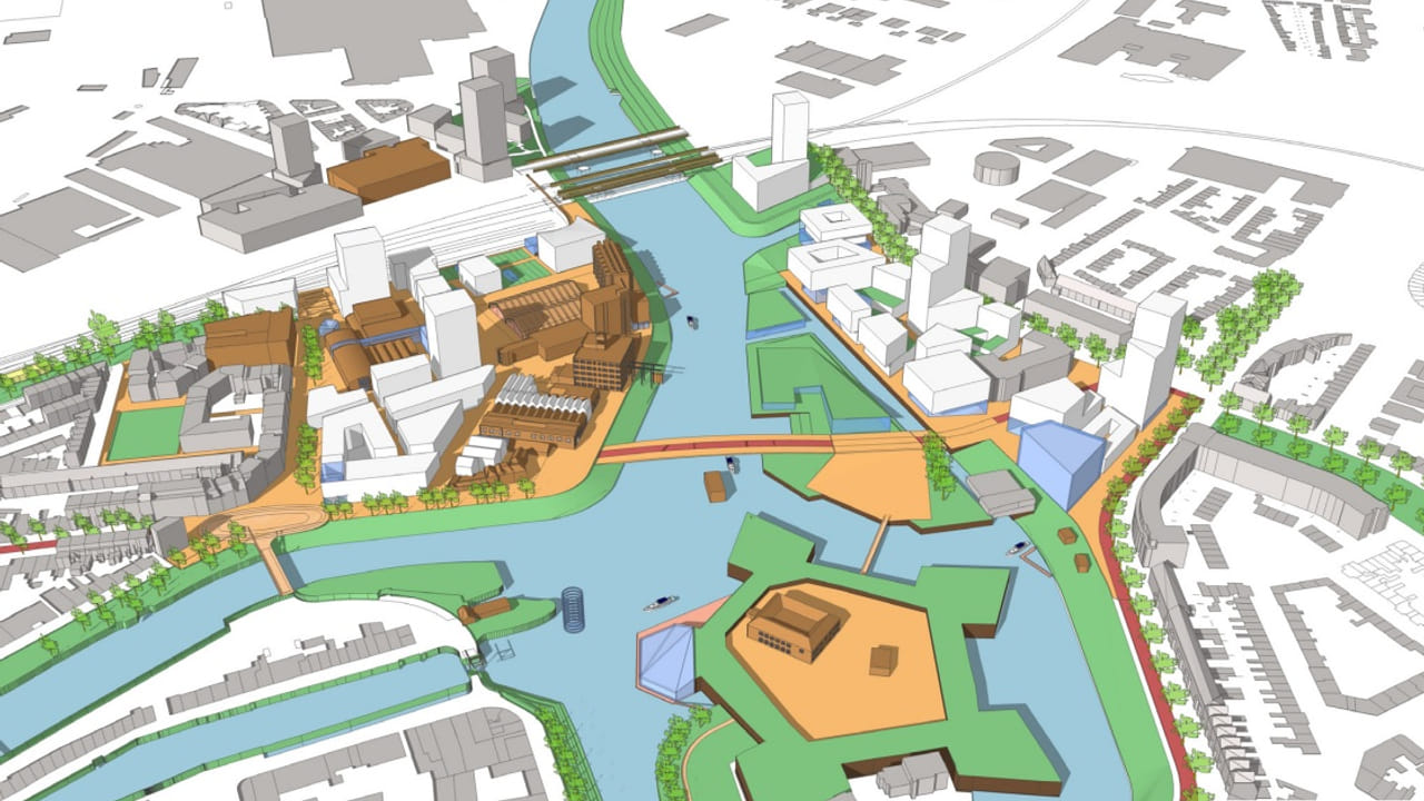 Plannen Stadsdelta aangepast: meer woningen én 45.000 m2 voor cultuur en recreatie