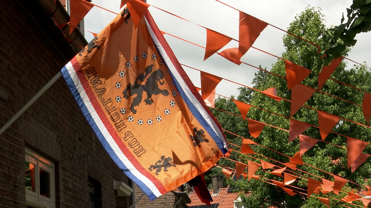 Archieffoto Oranjesfeer rond EK 2024.