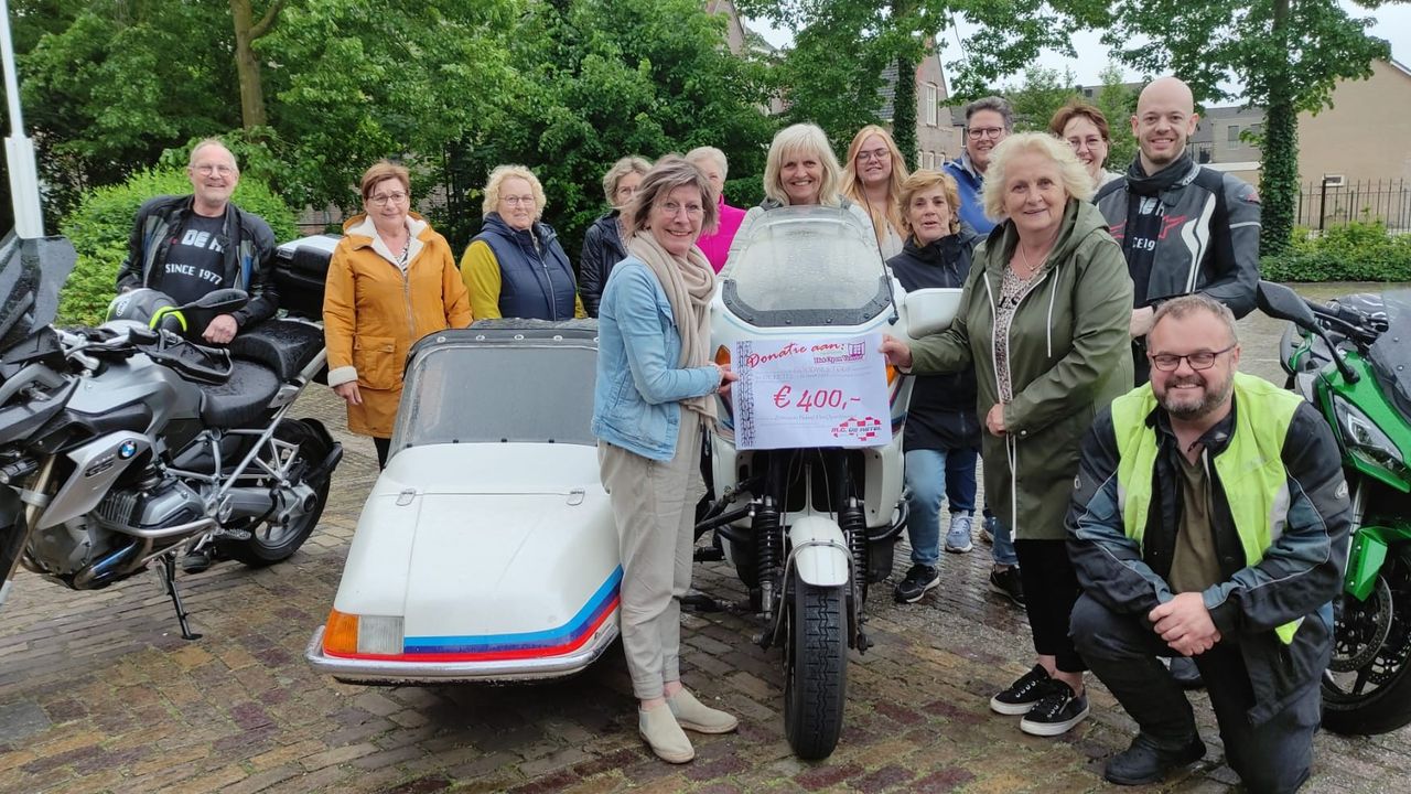 Motorclub uit Vorstenbosch haalt €400 op voor Nulands goed doel