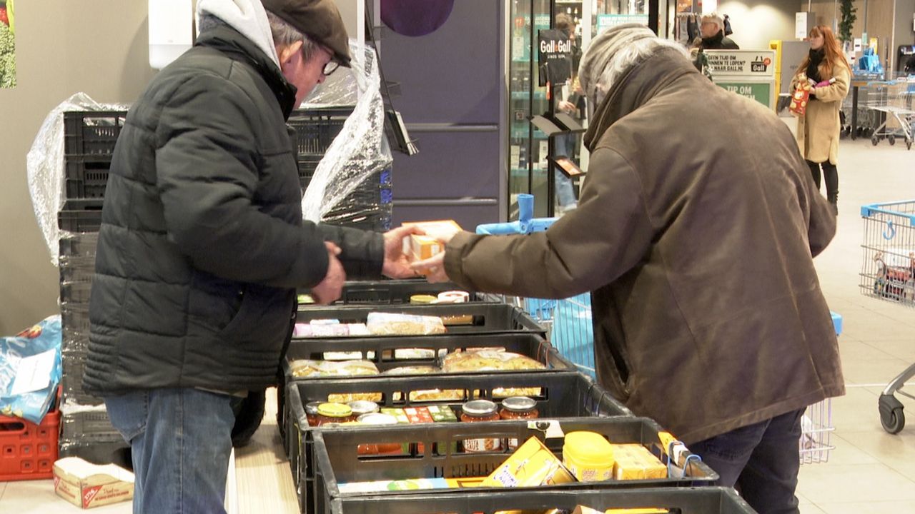 Inzameling voedselbank loopt als een trein: 'Met anderen ons geluk delen'