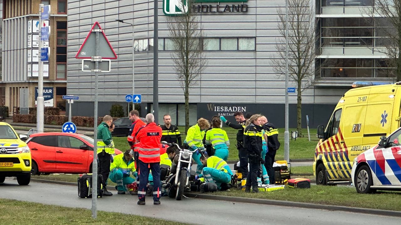 Motorrijder gereanimeerd na incident bij de Eenhoorn in Den Bosch