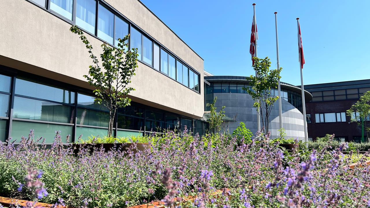 Het gemeentehuis van Bernheze