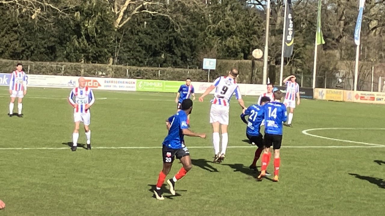 UDI'19 speelt gelijk en moet vrezen voor degradatievoetbal