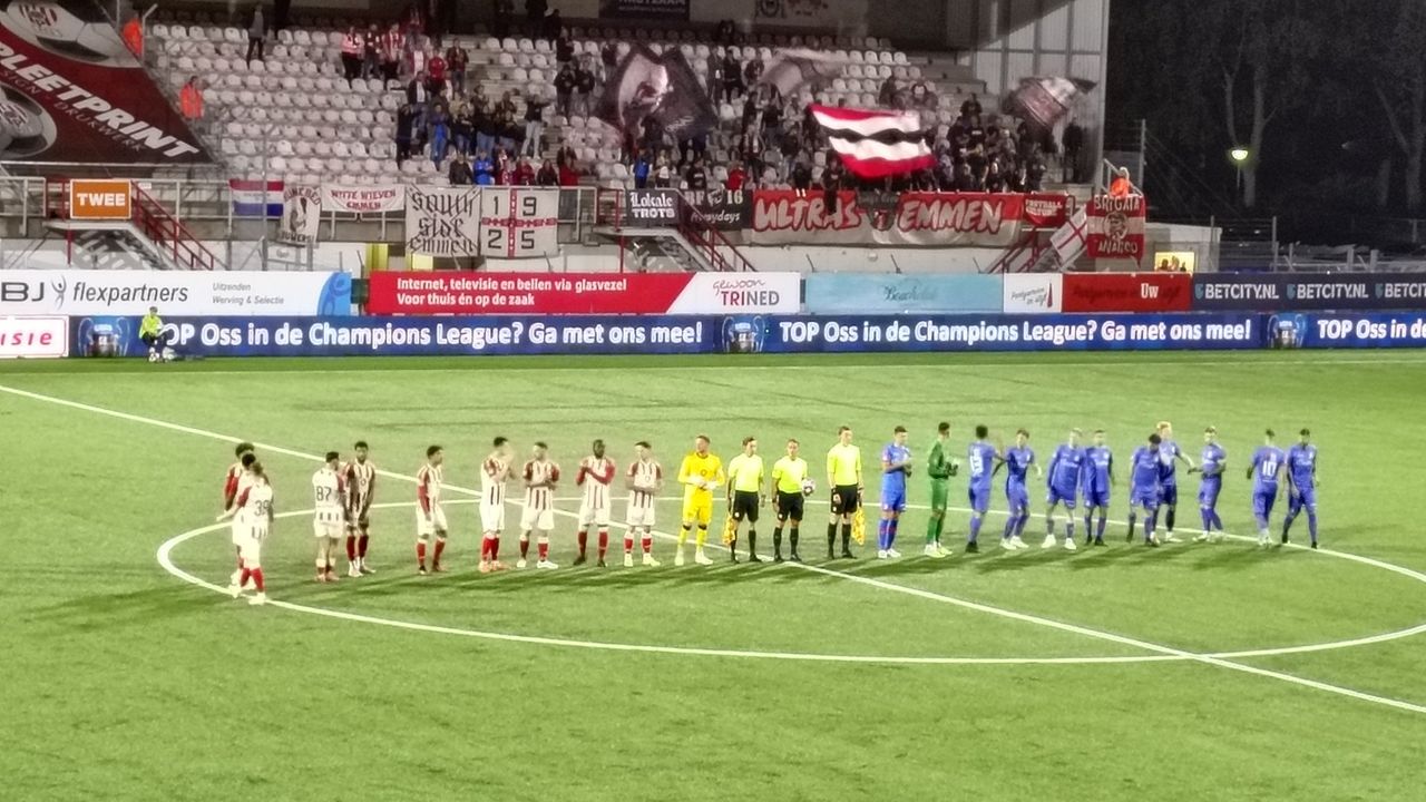 TOP Oss voelt zich bestolen na nipte nederlaag tegen FC Emmen