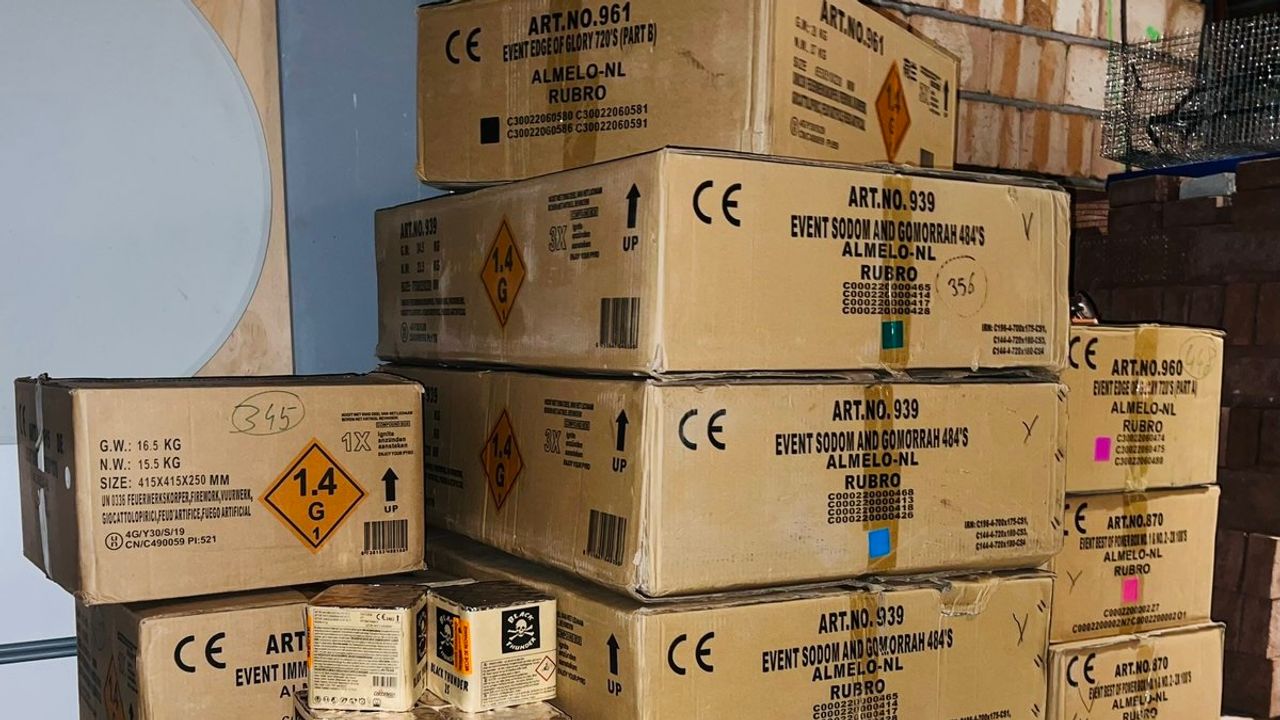 250 kilo vuurwerk gevonden in Udense woning
