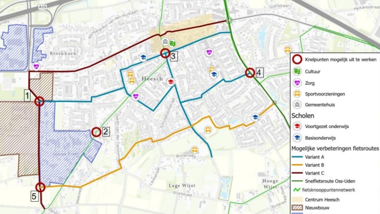 Fietsen van De Erven tot De Hoef: vier knelpunten
