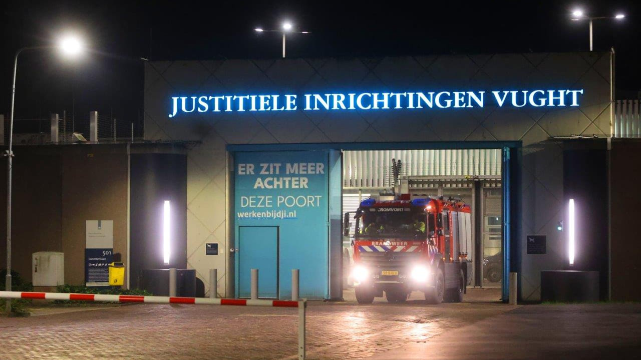Brand in cel PI Vught: gevangene raakt gewond