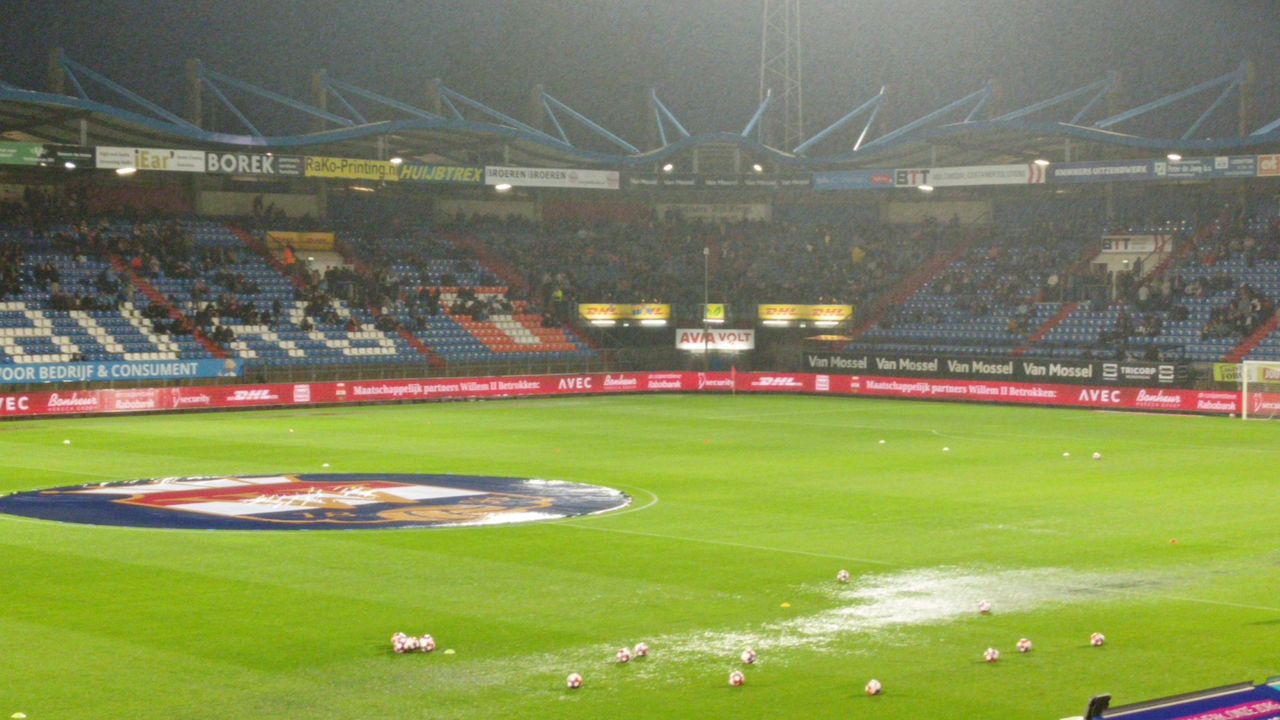 Onbespeelbaar veld: Willem II-TOP Oss afgelast