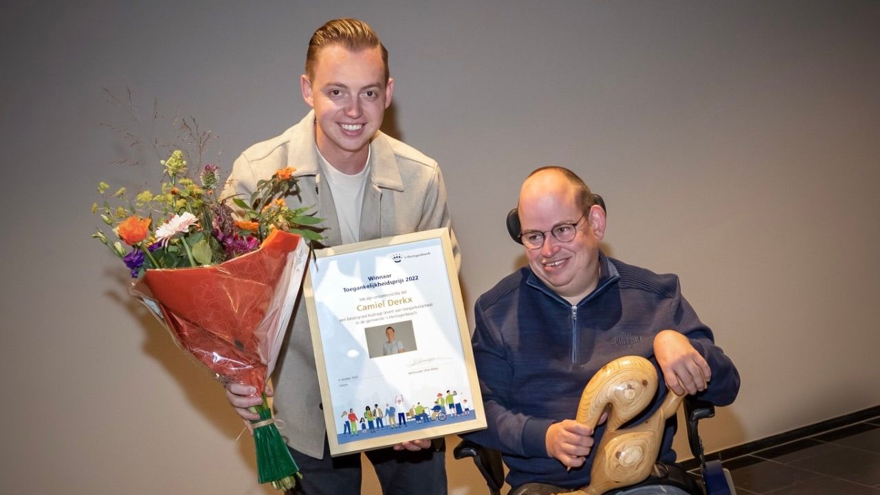 Camiel Derkx wint de Toegankelijkheidsprijs 2022 in Den Bosch