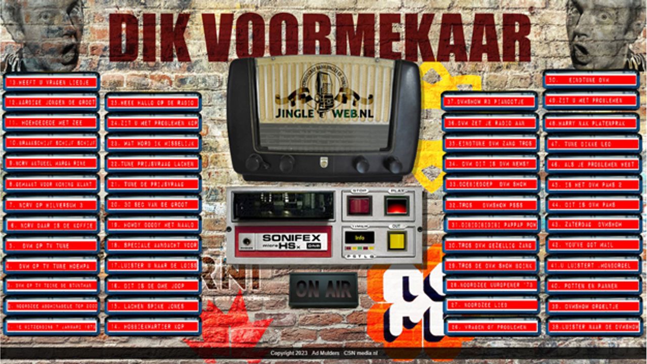 Ad Mulders uit Berghem programmeert tool Dik Voormekaar Show: 'Veel waardering'