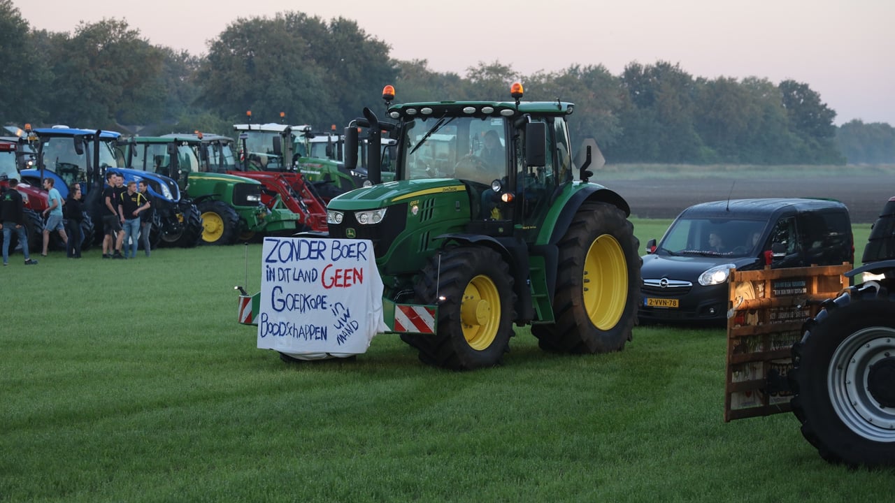 Stikstof boeren demonstratie 