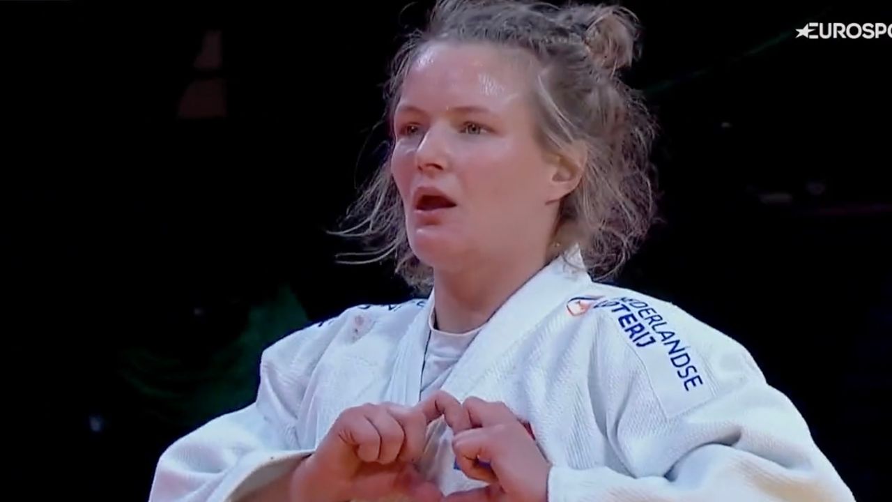 Sanne van Dijke pakt opnieuw brons op WK Judo