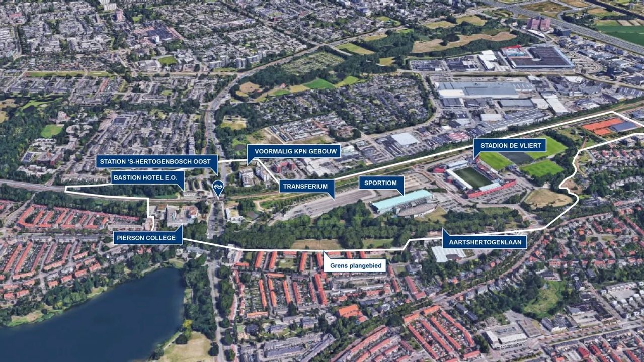 Den Bosch krijgt mogelijk miljoenen van het Rijk voor woningbouw station Oost