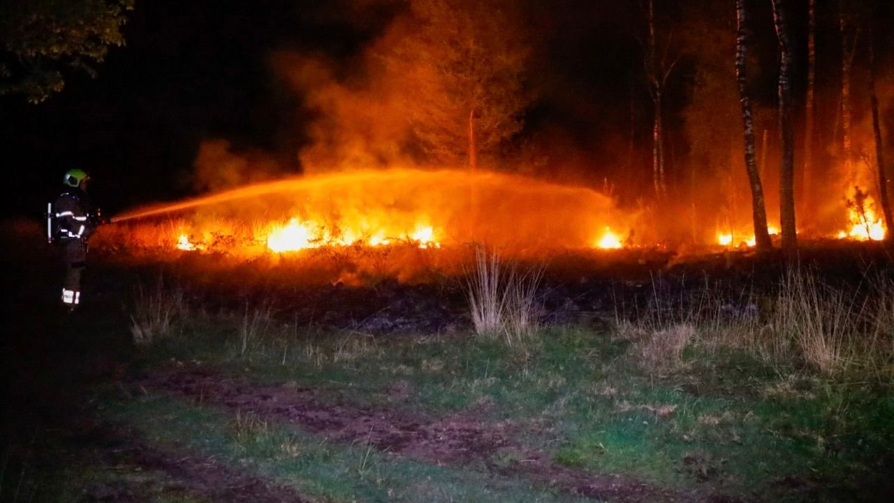 Stuk heidegebied verloren bij brand in Schaijk