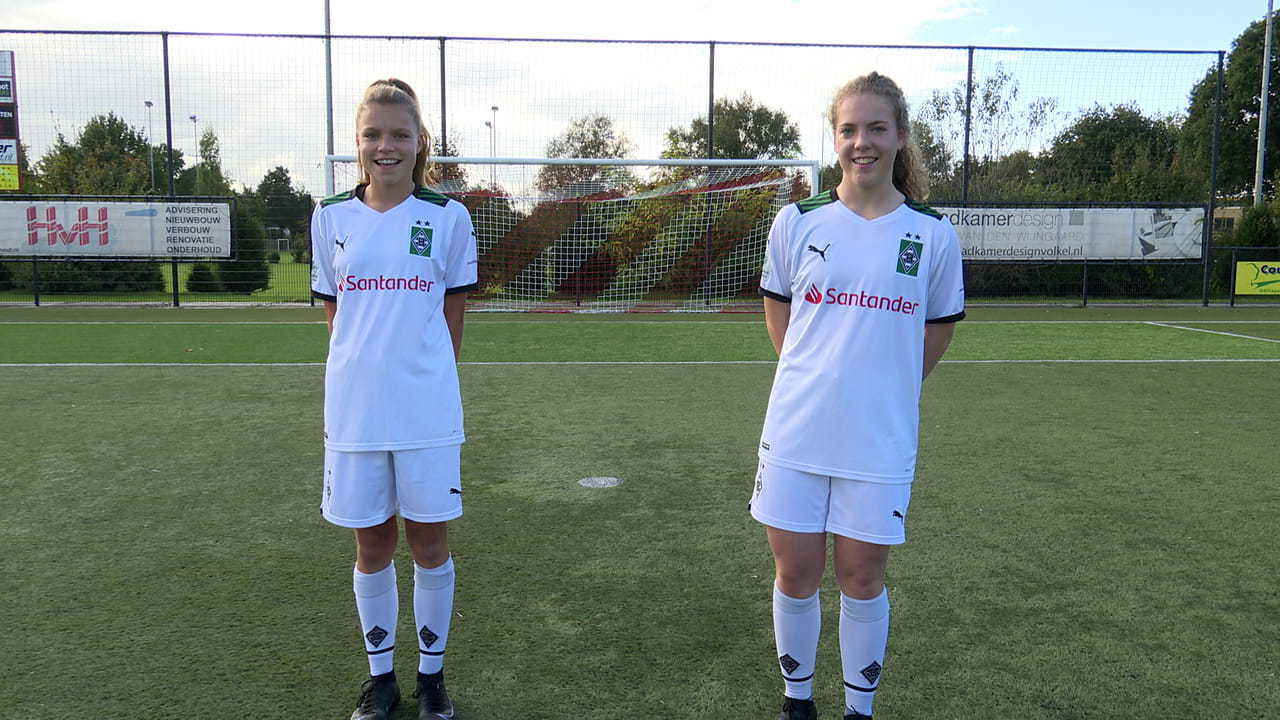 Renske (15) en Feije (16) maken overstap van RKSV Volkel naar Borussia Mönchengladbach