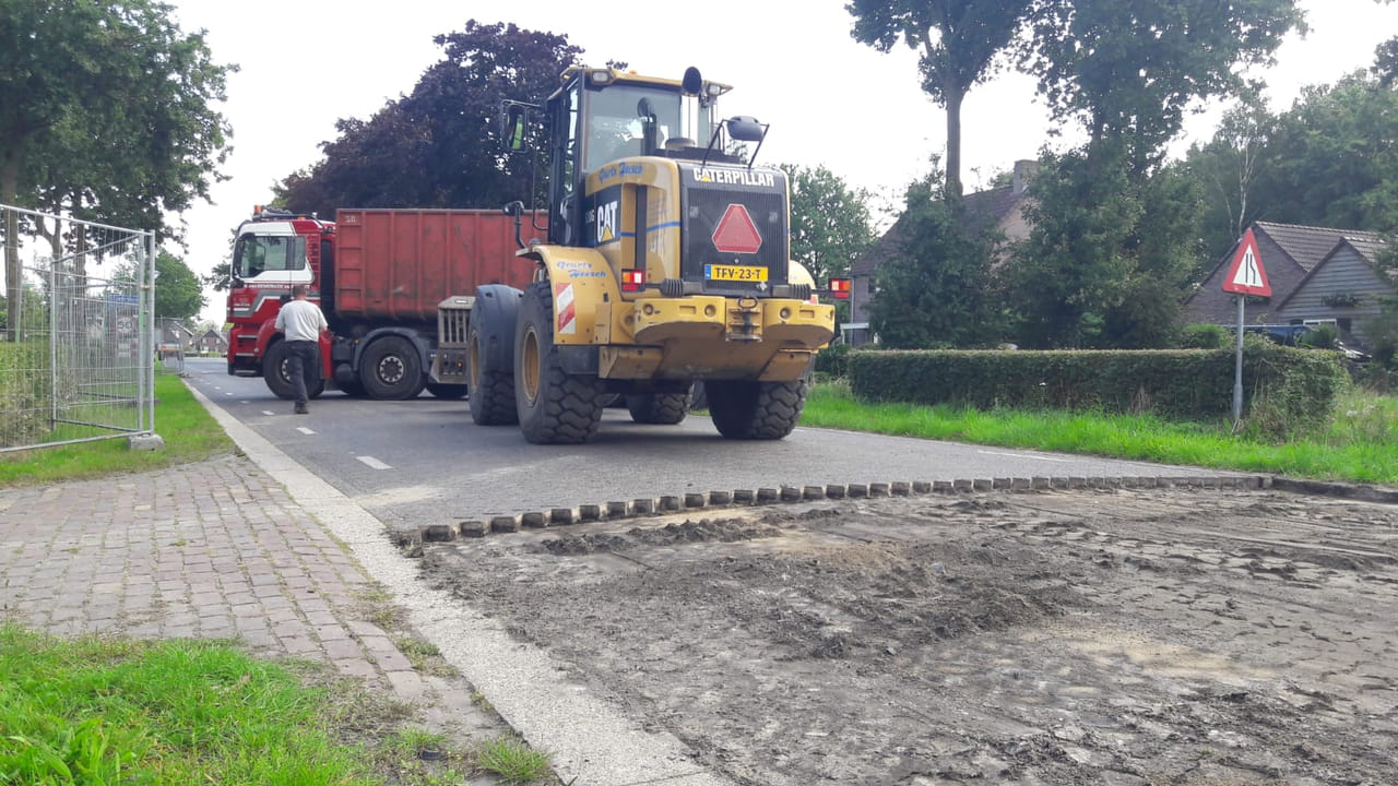 Werkzaamheden herinrichting hoofdweg in Heeswijk-Dinther gaan verder