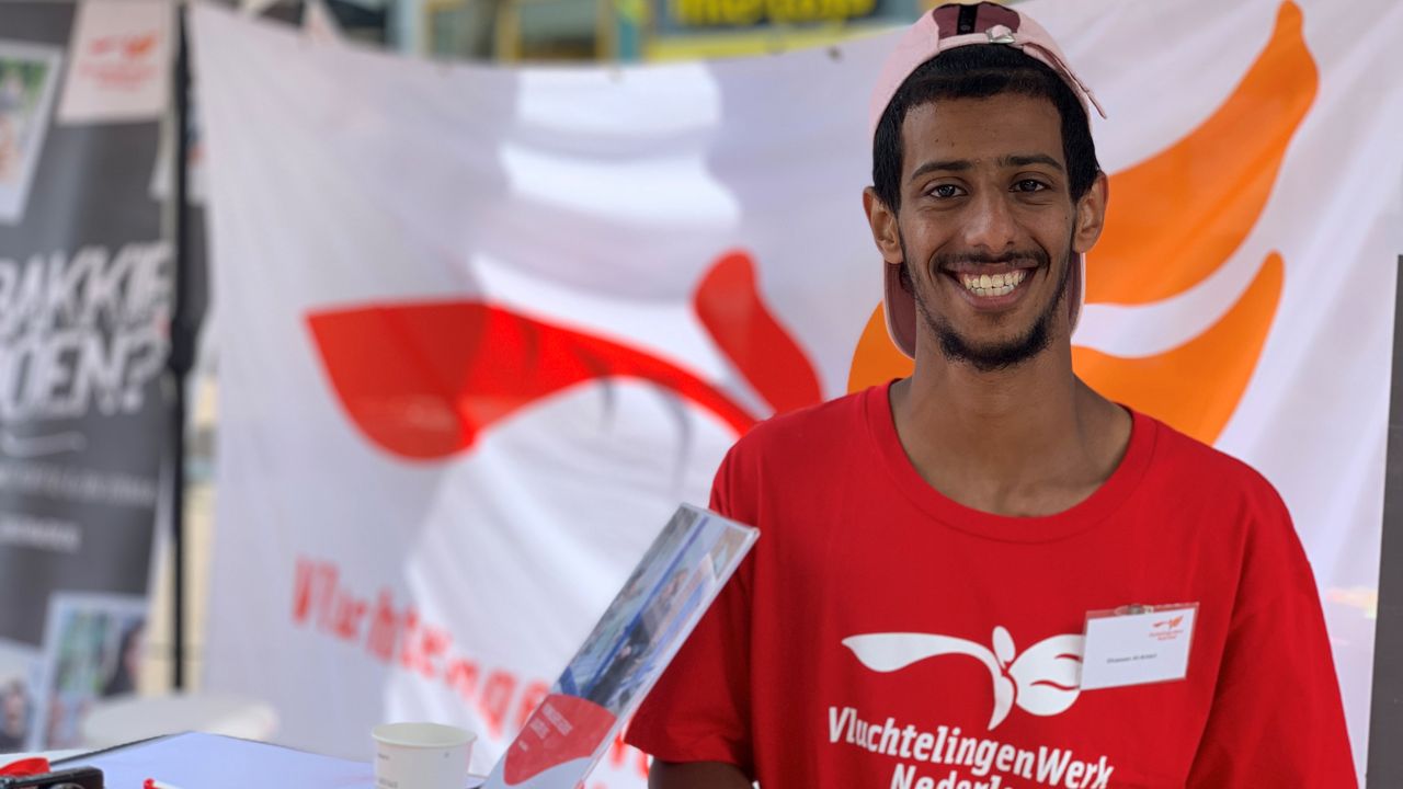 Ghassan Al-Antari vluchtte naar Nederland en werkt inmiddels als kok in Osse horeca