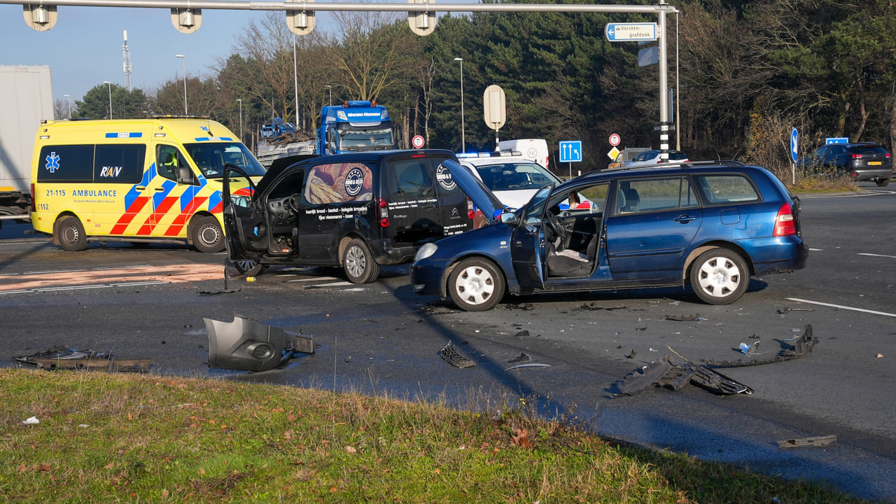 Zwaar ongeval op de N329 bij Vorstengrafdonk