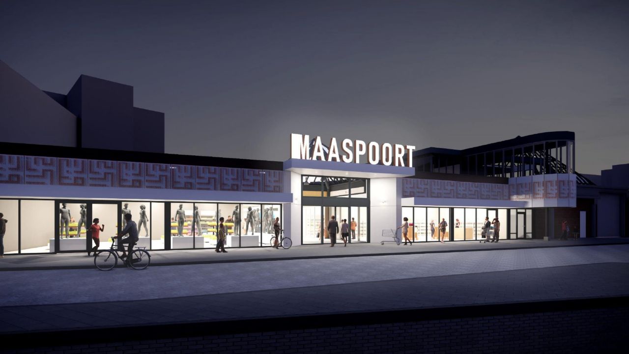 Werkzaamheden aan winkelcentrum Maaspoort gestart