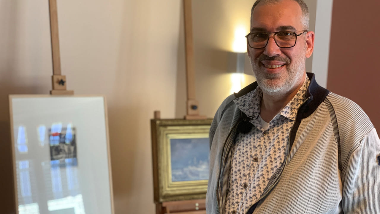 Harm Vullings is dit weekend de trotse eigenaar van twee topstukken uit museum Jan Cunen