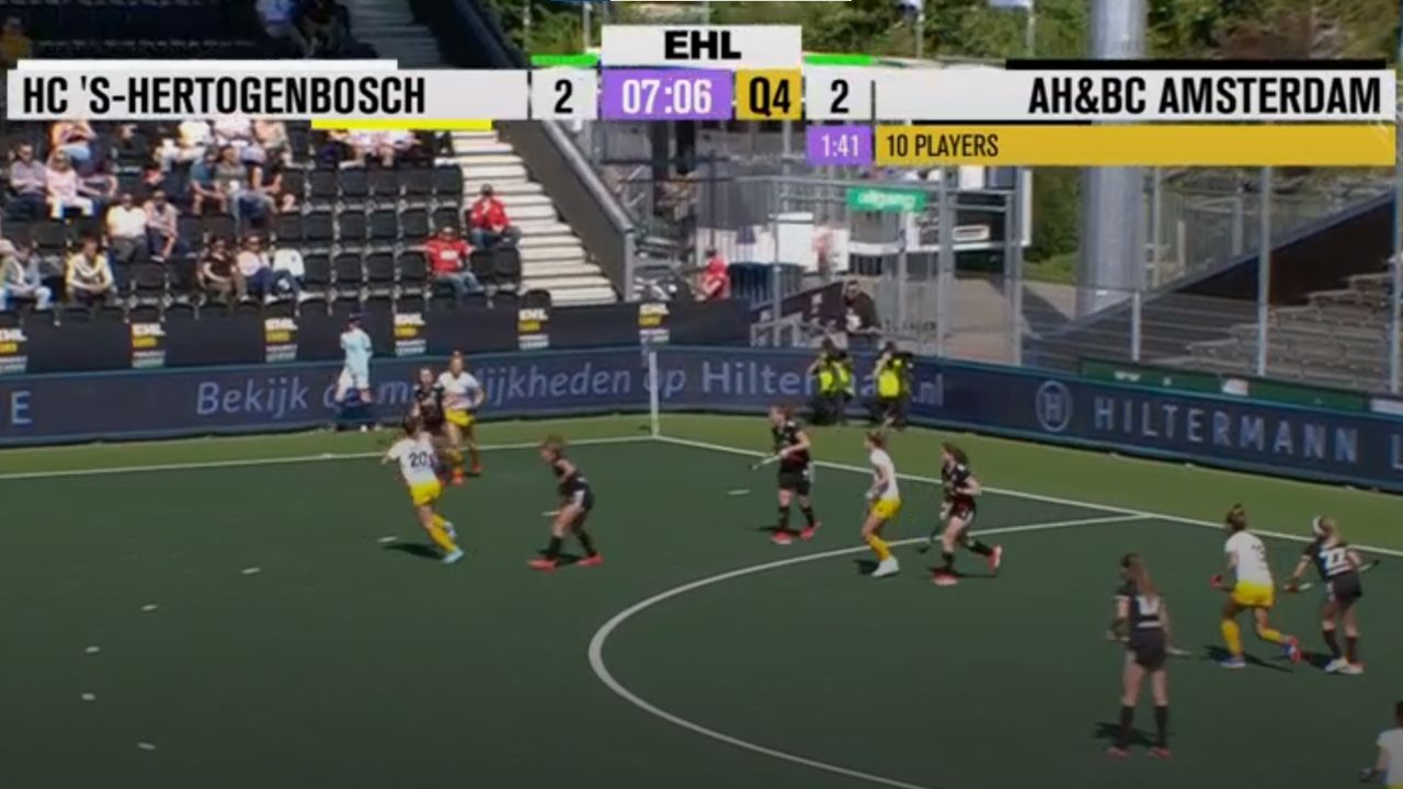 HC Den Bosch weet EHL-titel niet te winnen in spannende finale tegen AH&BC Amsterdam