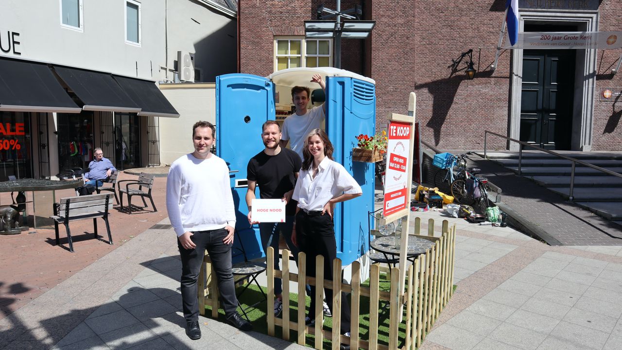 Ontwerperscollectief bouwt kleinste woning van Den Bosch in een dixi