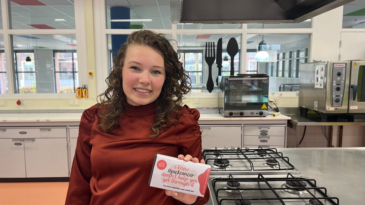 Imke Vogels verloor haar vader aan kanker en maakt nu speciale chocolaatjes voor kankerpatiënten