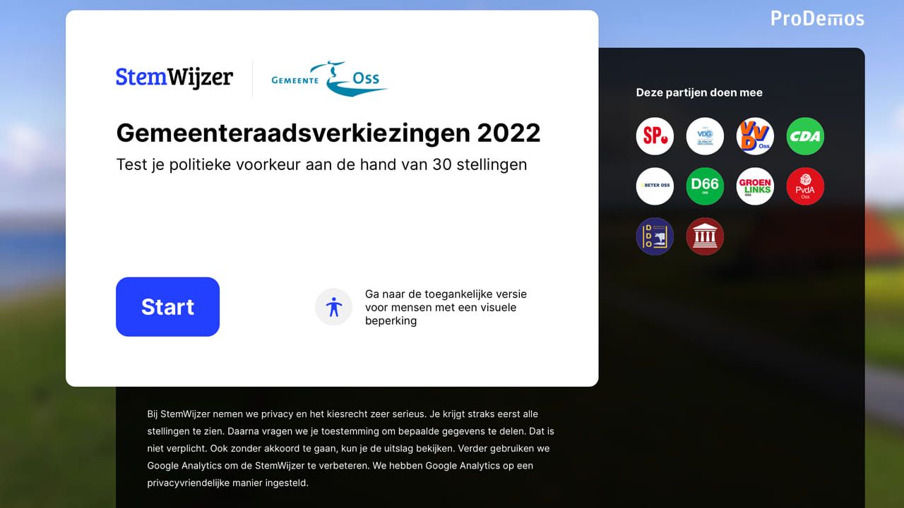 Dtv Nieuws Stemwijzer voor gemeenteraadsverkiezingen Oss online