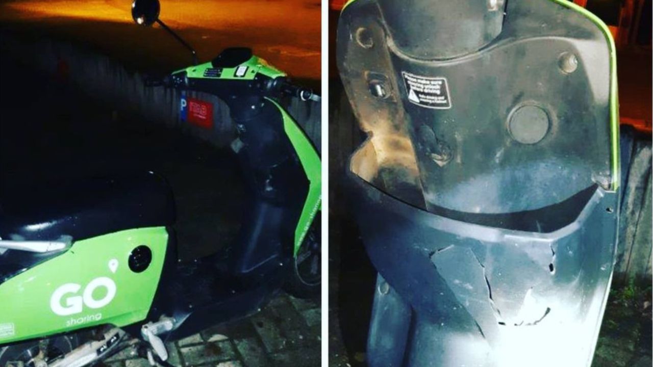 Scooters opgeblazen met vuurwerk in Den Bosch, vier mannen aangehouden