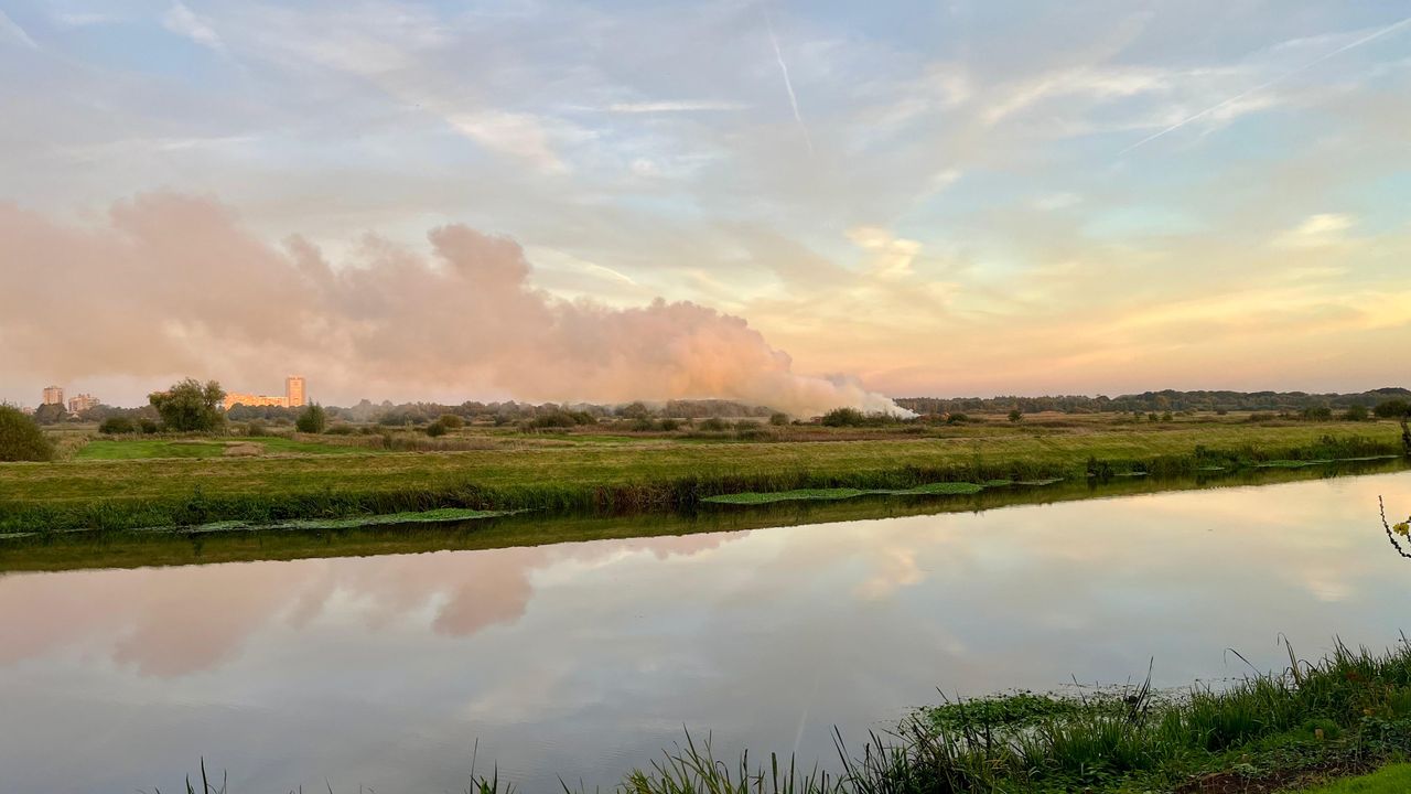 Natuurbrand in Den Bosch, NL-Alert verstuurd