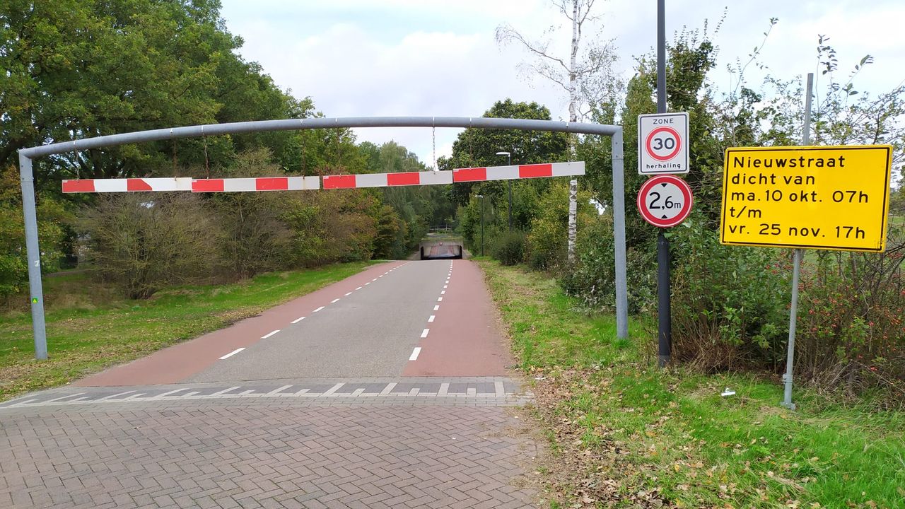 Nieuwstraat Volkel wordt fietsstraat, tunnel zeven weken dicht