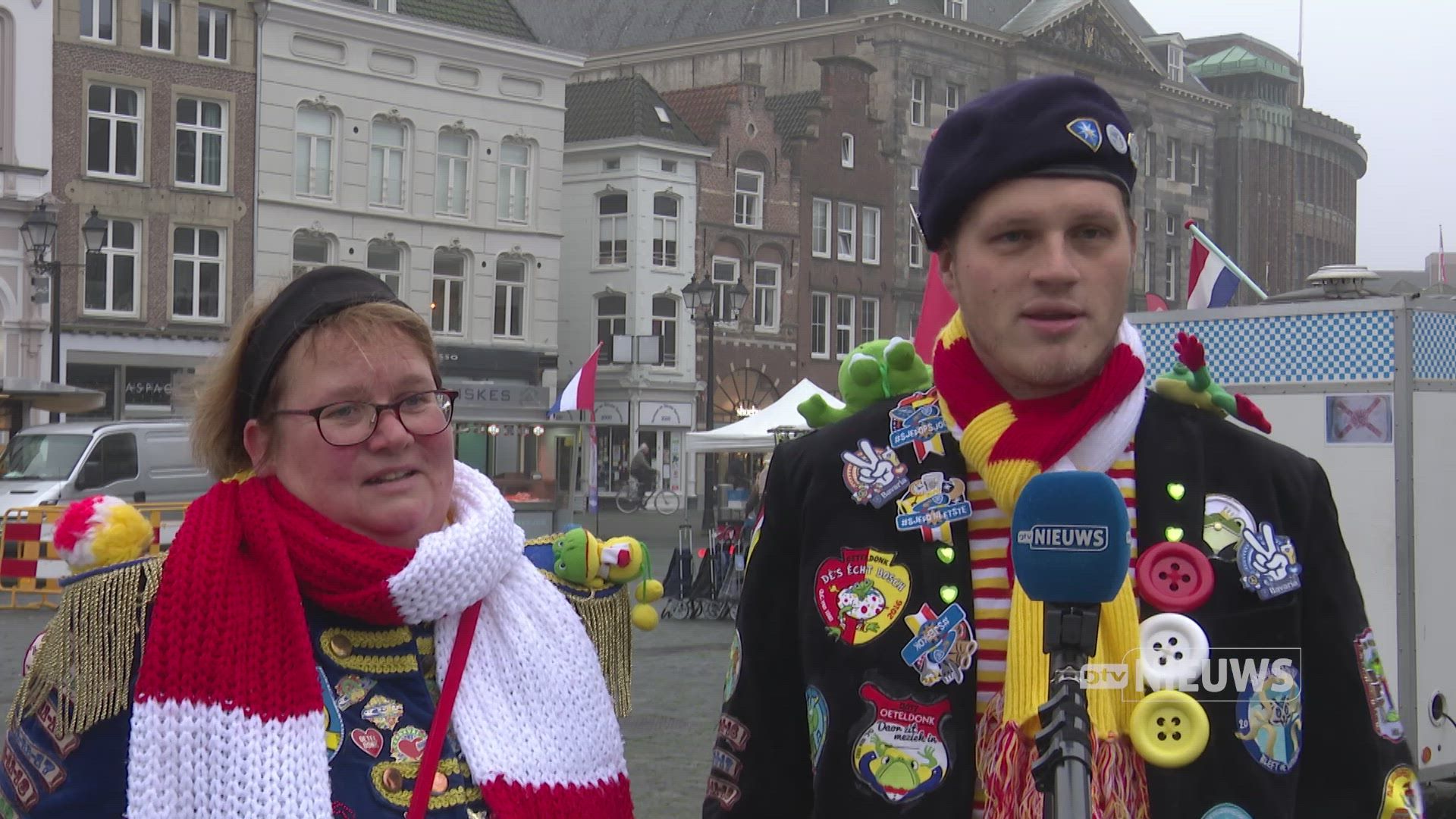 Gymnastiek Resultaat dialect Dtv Nieuws - Oeteldonk laat zich op 11-11 niet uit het veld slaan: sjaals  en vlaggen sieren de stad